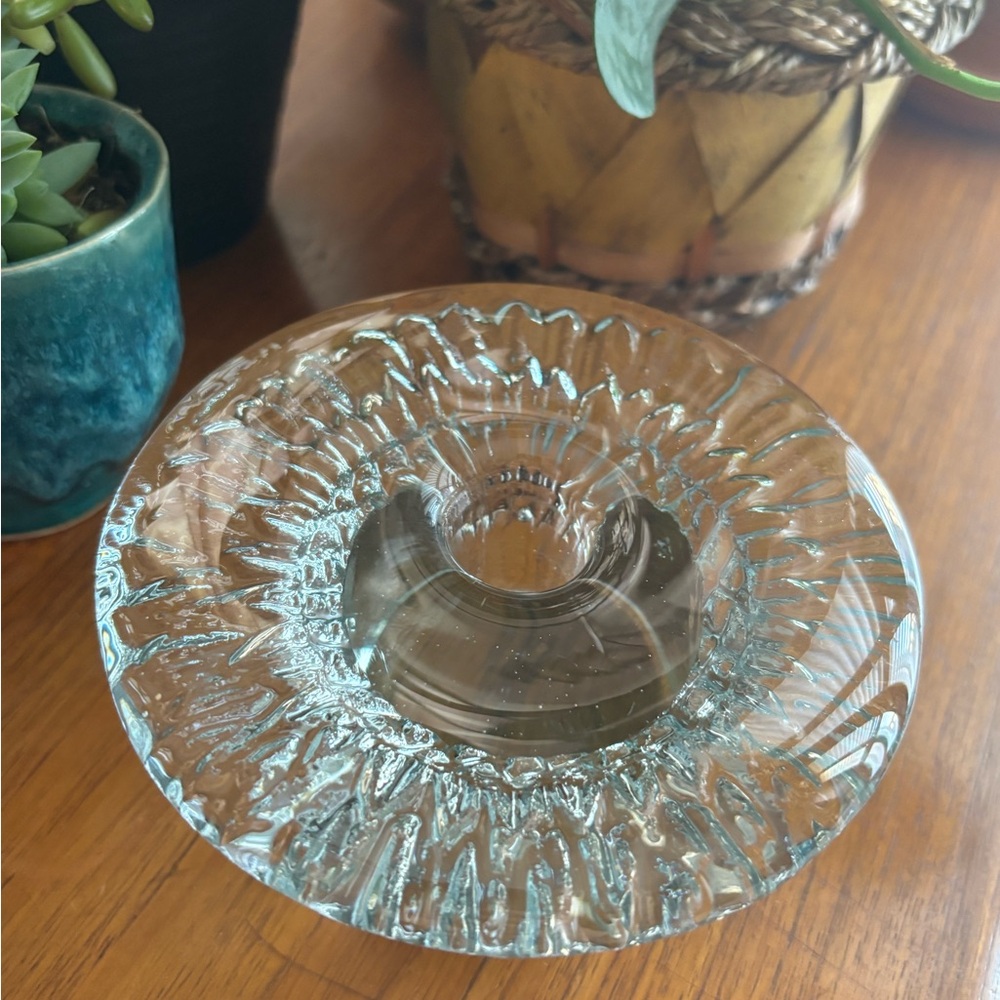 Vintage Blenko 77S Mushroom Candleholder - Picture 6 of 14